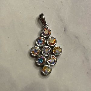 Swarovski Aurora Borealis Crystal Pendant